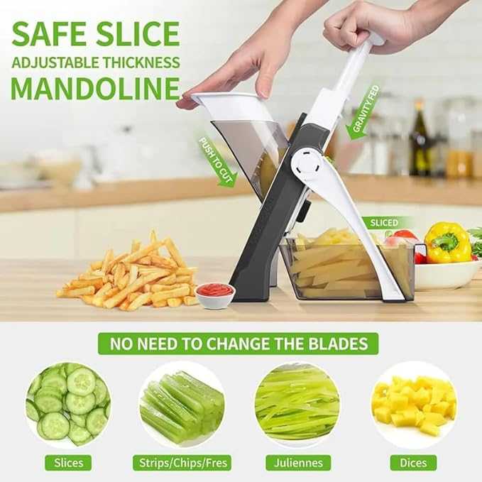 Multifunctional VegetableSlicer – 5-in-1 Manual Vegetable Cutter